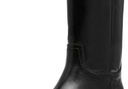 STEVE MADDEN PRIMO WOMEN BOOTS - Black Leather