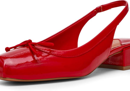 STEVE MADDEN LOVED WOMEN SLINGBACK - Red Crinkle