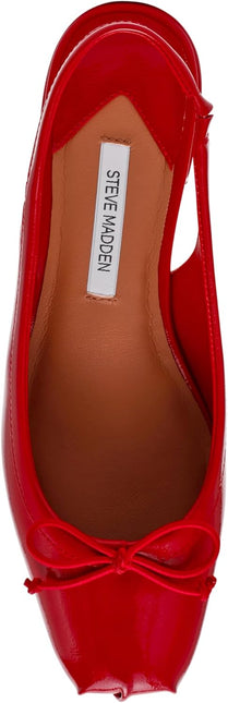 STEVE MADDEN LOVED WOMEN SLINGBACK - Red Crinkle