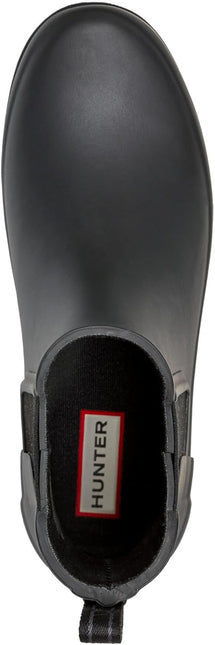 HUNTER W REFINED CHELSEA WOMEN RAIN BOOTS - Black/Black Charcoal