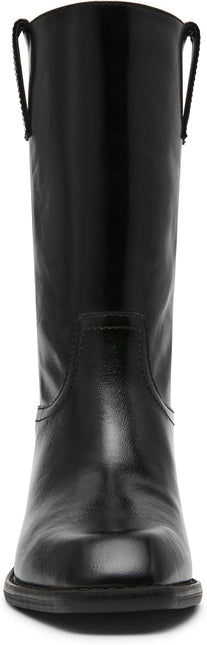 STEVE MADDEN PRIMO WOMEN BOOTS - Black Leather
