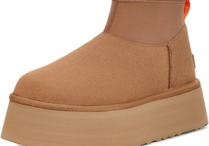 UGG CLASSIC MINI DIPPER WOMEN BOOTS - Chestnut