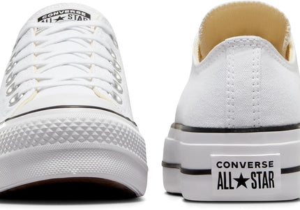 CONVERSE CHUCK TAYLOR ALL STAR LIFT PLATFORM WOMEN SNEAKERS - White/Black/White