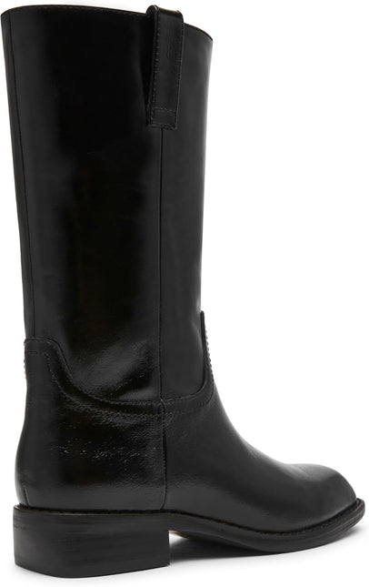 STEVE MADDEN PRIMO WOMEN BOOTS - Black Leather