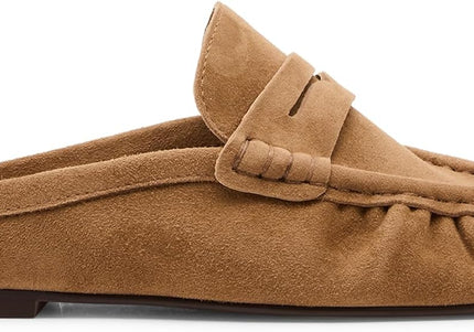 STEVE MADDEN RAFE WOMEN MULES - Taupe Suede