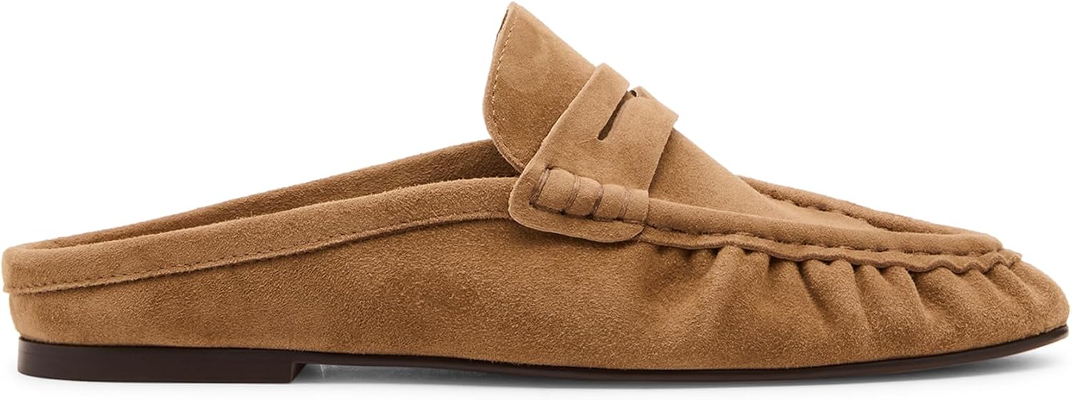 STEVE MADDEN RAFE WOMEN MULES - Taupe Suede