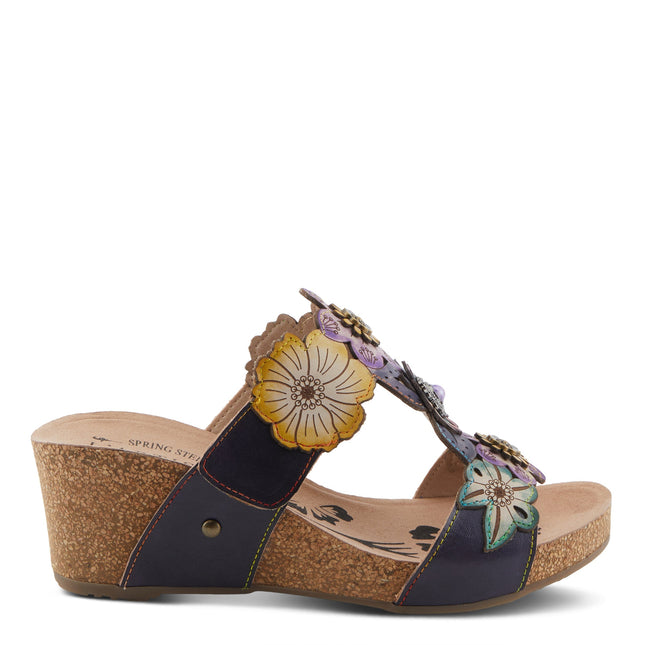 L'ARTISTE PRETTYPETALS WOMEN SANDALS - Navy Multi