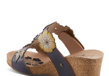 L'ARTISTE PRETTYPETALS WOMEN SANDALS - Navy Multi