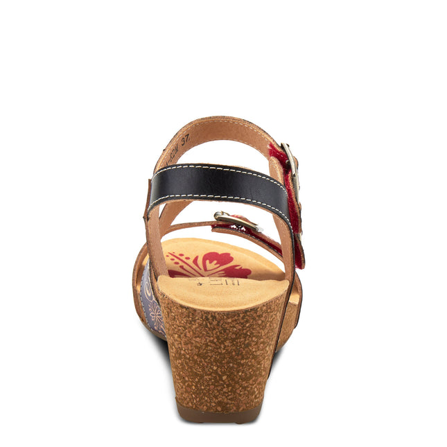 L'ARTISTE TANJA WOMEN SANDALS - Red Multi