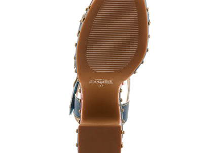 L'ARTISTE DECKEDOUT WOMEN SANDALS - NAVY MULTI