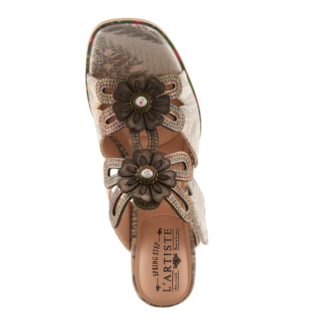L'ARTISTE ALANIA-GARDEN WOMEN SANDALS - GREY MULTI