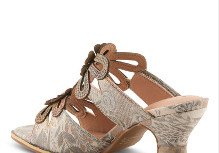 L'ARTISTE ALANIA-GARDEN WOMEN SANDALS - GREY MULTI