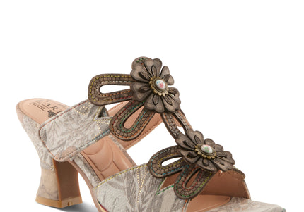 L'ARTISTE ALANIA-GARDEN WOMEN SANDALS - GREY MULTI