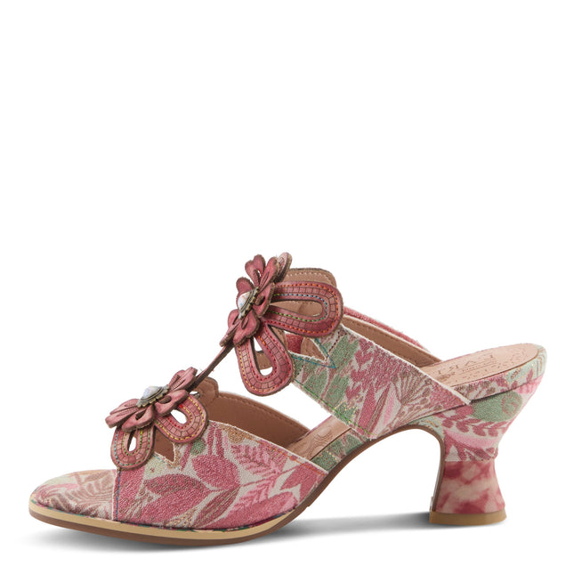 L'ARTISTE ALANIA-GARDEN WOMEN SANDALS - RED MULTI