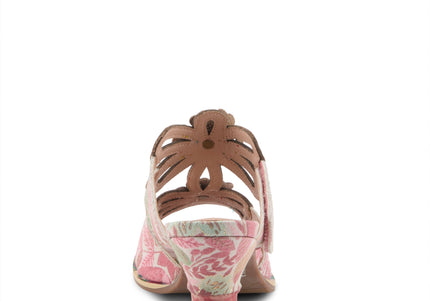 L'ARTISTE ALANIA-GARDEN WOMEN SANDALS - RED MULTI