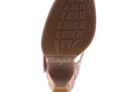 L'ARTISTE ALANIA-GARDEN WOMEN SANDALS - RED MULTI