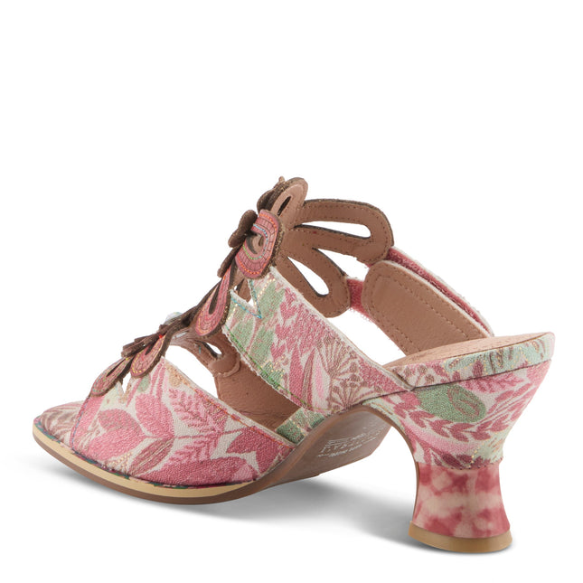 L'ARTISTE ALANIA-GARDEN WOMEN SANDALS - RED MULTI