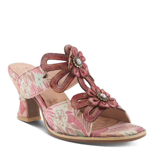 L'ARTISTE ALANIA-GARDEN WOMEN SANDALS - RED MULTI