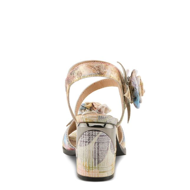 L'ARTISTE FLOWERPOWER WOMEN SANDALS - YELLOW MULTI