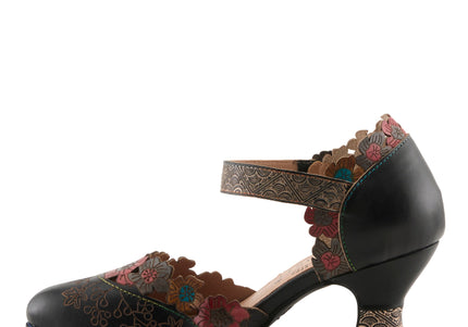 L'ARTISTE HAPPYDANCE WOMEN SANDALS - BLACK MULTI