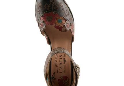 L'ARTISTE HAPPYDANCE WOMEN SANDALS - BLACK MULTI