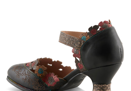 L'ARTISTE HAPPYDANCE WOMEN SANDALS - BLACK MULTI