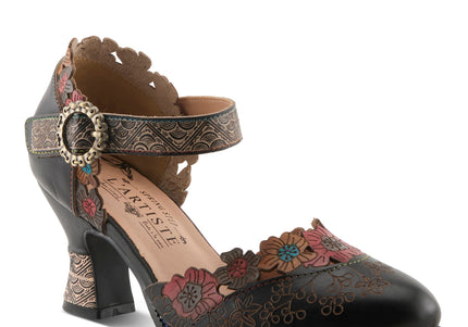 L'ARTISTE HAPPYDANCE WOMEN SANDALS - BLACK MULTI