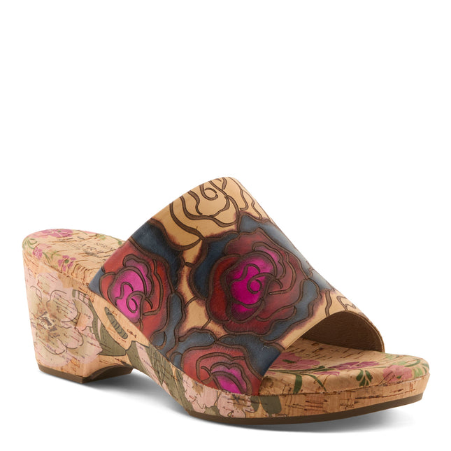 L'ARTISTE NICENEASY WOMEN SANDALS - TAN MULTI