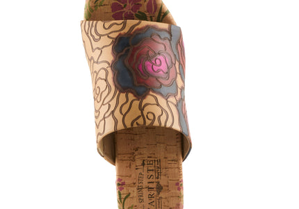 L'ARTISTE NICENEASY WOMEN SANDALS - TAN MULTI