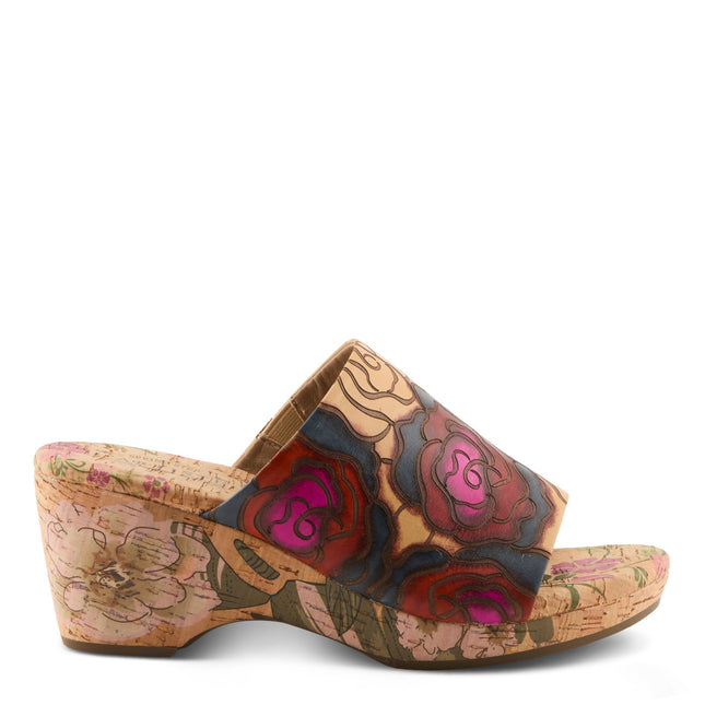 L'ARTISTE NICENEASY WOMEN SANDALS - TAN MULTI