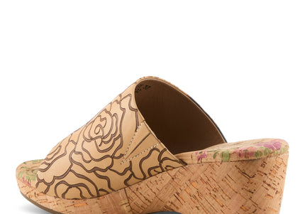 L'ARTISTE NICENEASY WOMEN SANDALS - TAN MULTI