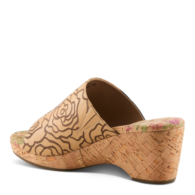 L'ARTISTE NICENEASY WOMEN SANDALS - TAN MULTI