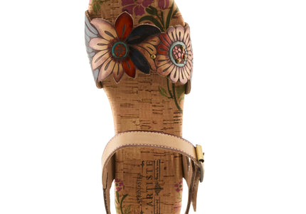L'ARTISTE LUVINLIFE WOMEN SANDALS - TAN MULTI