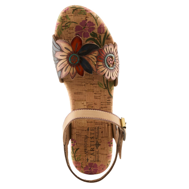 L'ARTISTE LUVINLIFE WOMEN SANDALS - TAN MULTI