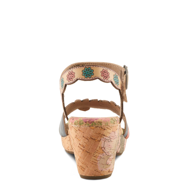 L'ARTISTE LUVINLIFE WOMEN SANDALS - TAN MULTI
