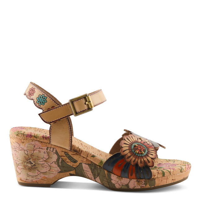 L'ARTISTE LUVINLIFE WOMEN SANDALS - TAN MULTI