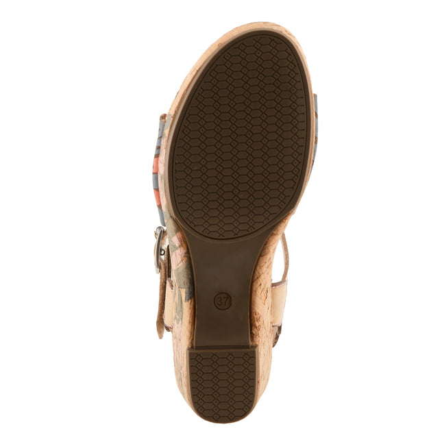 L'ARTISTE LUVINLIFE WOMEN SANDALS - TAN MULTI