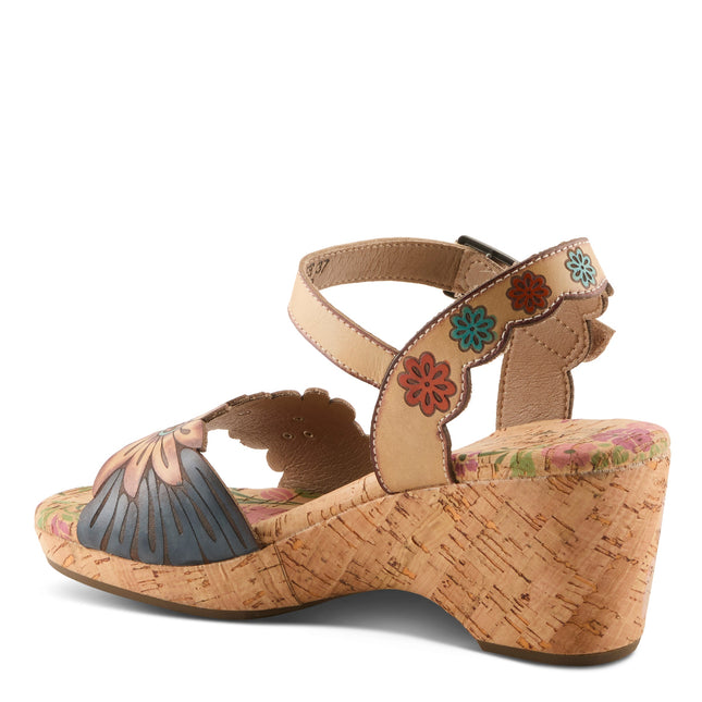 L'ARTISTE LUVINLIFE WOMEN SANDALS - TAN MULTI