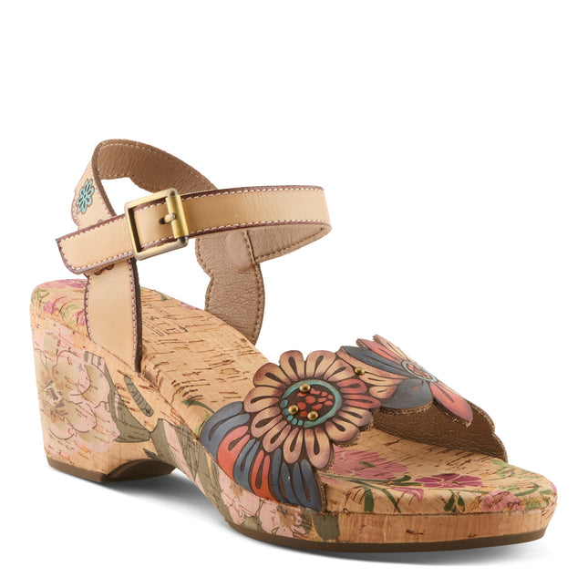 L'ARTISTE LUVINLIFE WOMEN SANDALS - TAN MULTI