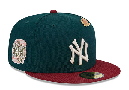 NEW ERA MLB WS CONTRAST 59FIFTY NEYYAN  NOVWHI UNISEX HAT - Navy/White