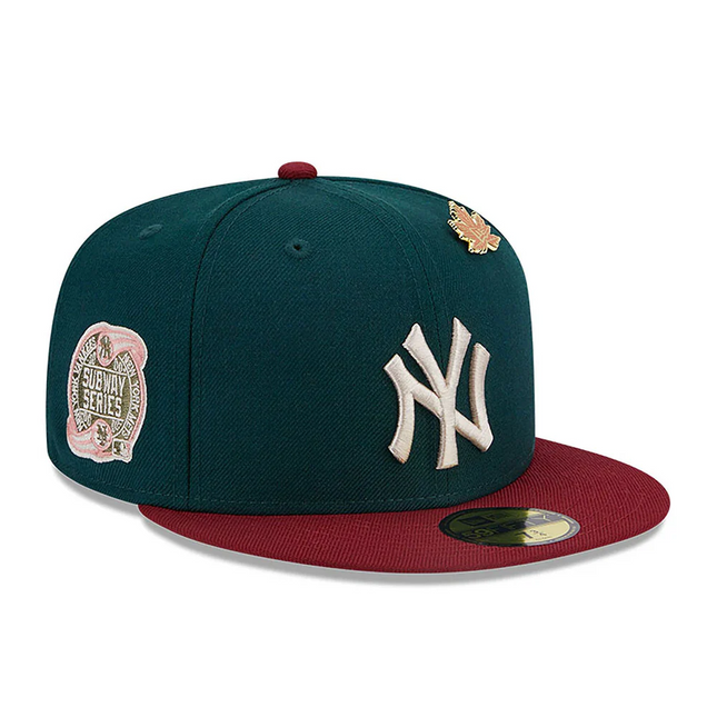 NEW ERA MLB WS CONTRAST 59FIFTY NEYYAN  NOVWHI UNISEX HAT - Navy/White