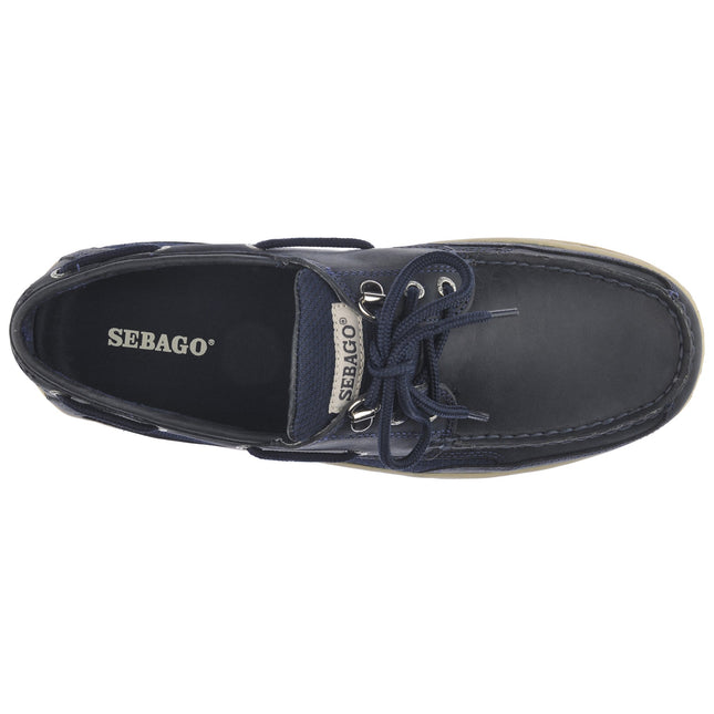 SEBAGO CLOVEHITCH II FGL WAXED MEN SHOES - Blue Navy (908)