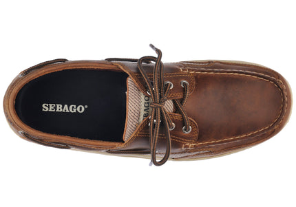 SEBAGO CLOVEHITCH II FGL WAXED MEN SHOES - Brown Cinnamon (922)