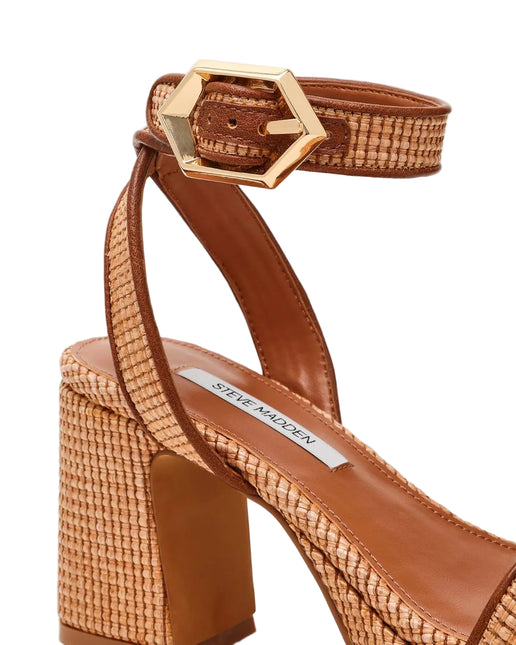 STEVE MADDEN ELIDA WOMEN SANDALS - Raffia