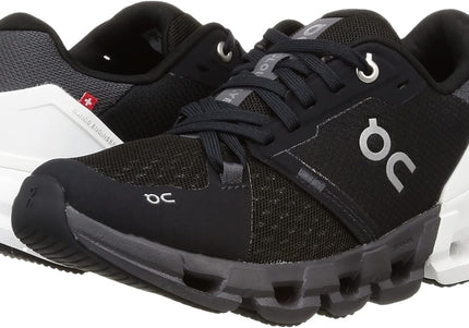 ON CLOUDFLYER 4 WIDE WOMEN SNEAKERS - Black/White