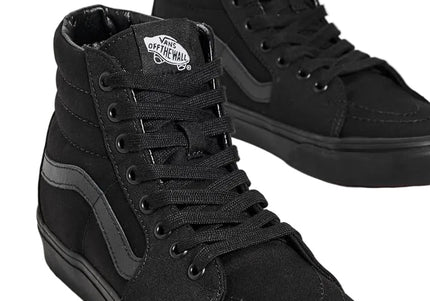 VANS U SK8-HI UNISEX SNEAKERS - Black / Black