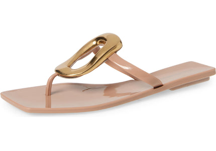 JEFFREY CAMPBELL LINQUES-J Women Sandals - Beige Shiny Gold