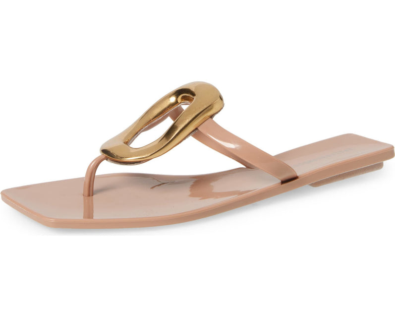 JEFFREY CAMPBELL LINQUES-J Women Sandals - Beige Shiny Gold