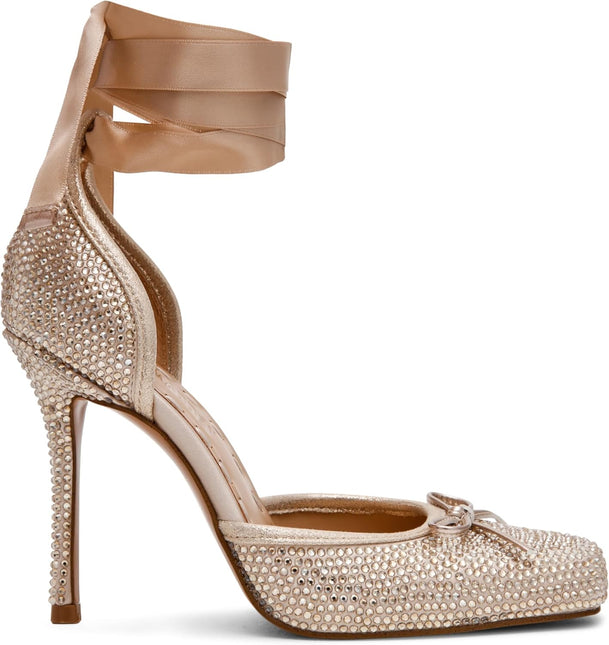 STEVE MADDEN LARINA-R WOMEN HEELS - Champagne