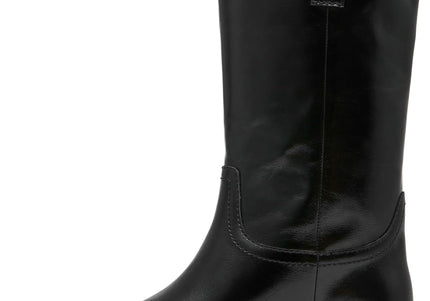 STEVE MADDEN PRIMO WOMEN BOOTS - Black Leather